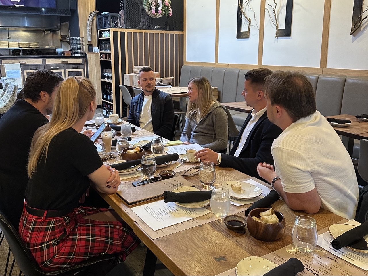 Lunch with an investor