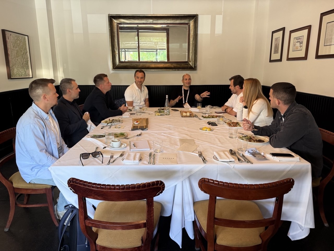 Lunch with an investor